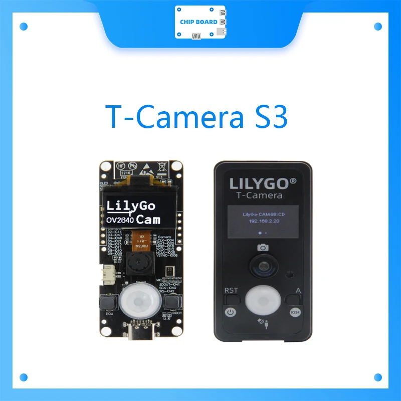 T-CAMERA S3 ESP32-S3 ESP32-CAM 2 milióny pixelov HD Flash 16 MB ESP32-S3FN16R8 s 0,96 