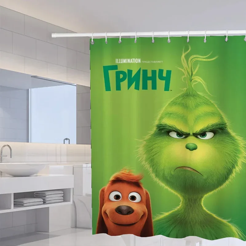 T-grinchs sprchové záclony pre kúpeľňu záclony pre kvartériové skladacie priečky príslušenstvo Kúpelo spálne