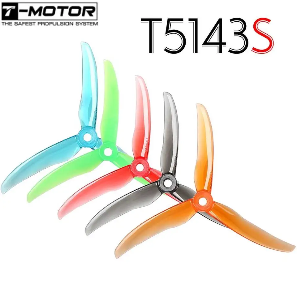 T-motor T5143S 5143 V2 3-Blade vrtula 5,1 palca Popo 5 mm diery kompatibilné rekvizity pre RC FPV Racing Dronie Diy diely