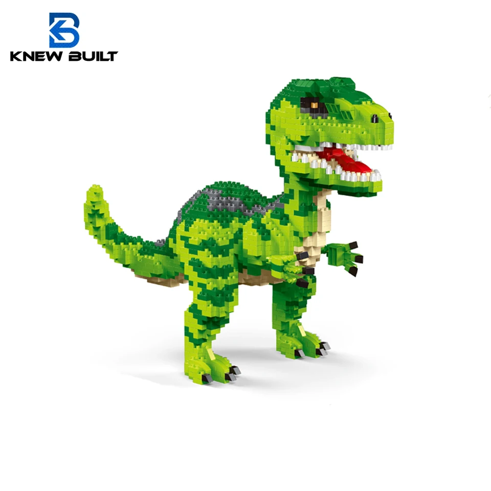 T-REX Velociraptor Dinosaur Model Micro Mini Building Blocks Hračky-obľúbený Jurassic World Svet vylepšenia predstavivých zručností