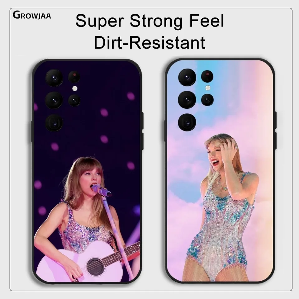 T-taylor Swifts Singer Lover Puzdet pre Samsung Galaxy S25 S24 S22 S23 Ultra S21 S20 plus 5G ochranná silikónová fonda