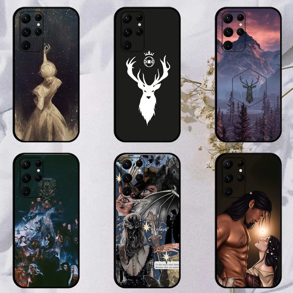T-thron sklaného telefónu pre Samsung S23,23,22,30,21,10,9, note20 Ultra, Lite, Ultra, 5G, Plus, Fe, Black Soft Case