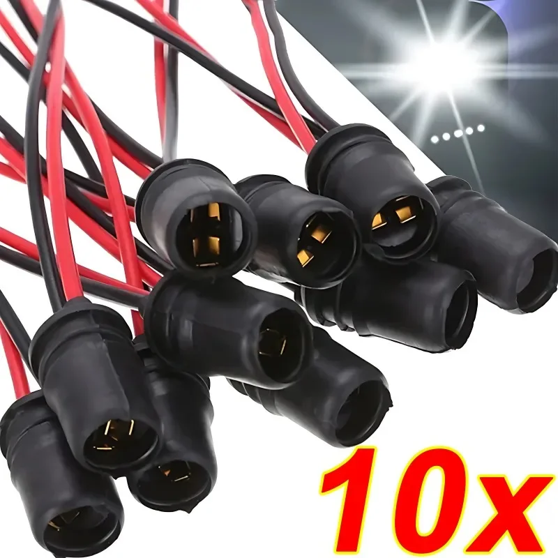 T10 W5W Car Wedge Bulb Sumenie Objímka držiaka konektora predlžovacia LED žiarovka LAMP Base Držiteľ držiaka Zásada Základná žiarovka