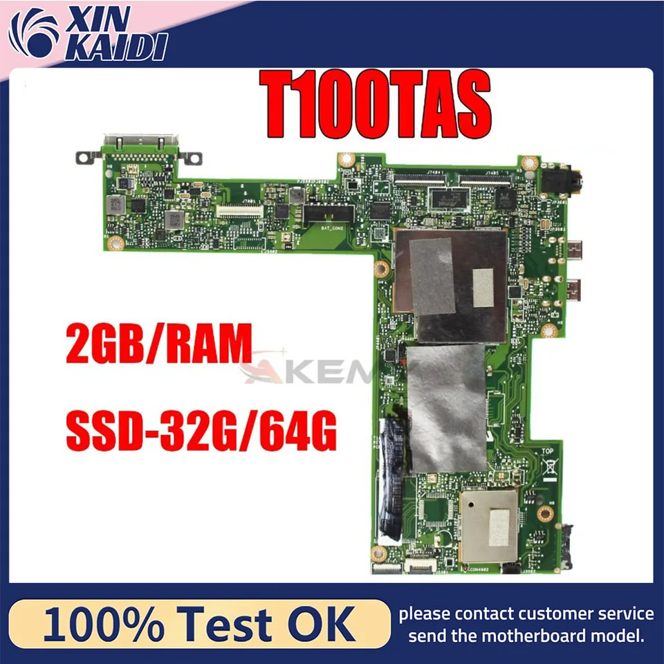 T100TA pre laptop základnú dosku pre ASUS T100TA T100TAF T100TAL T100TAM Originálna hlavná doska 2 GB RAM 32G 64G SSD