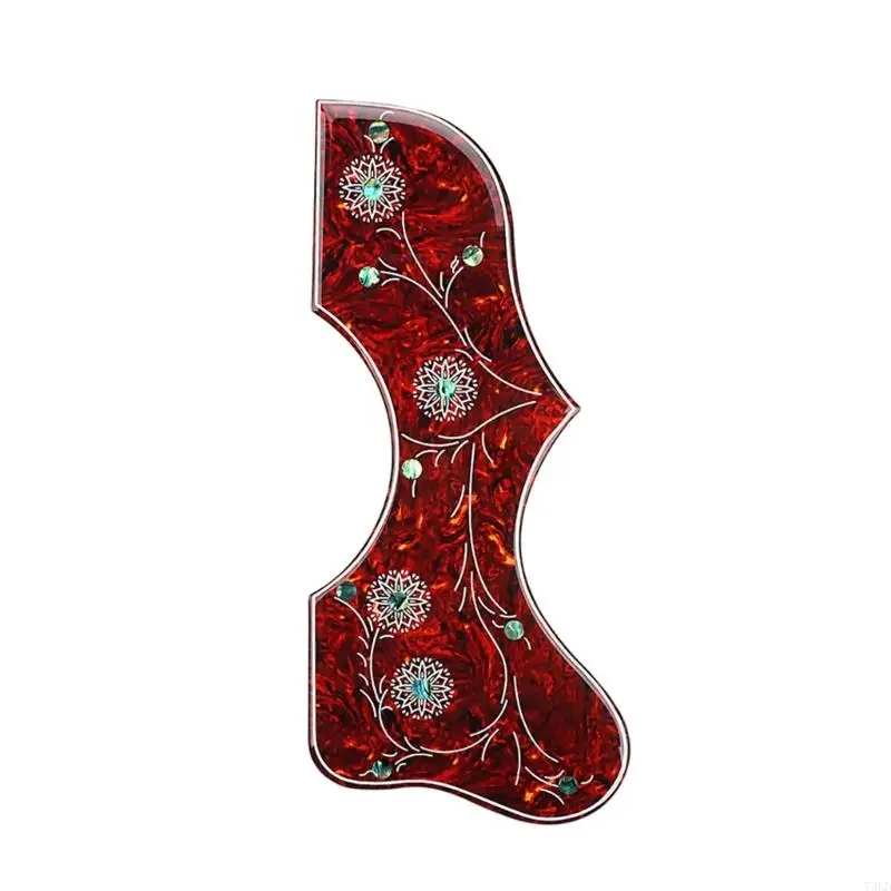 T3LD Profesionálny akustický gitarový gitarový gitarový strážny gitarový škrabancový tanier Self-pickguard Sticker pre akustické gitarové diely