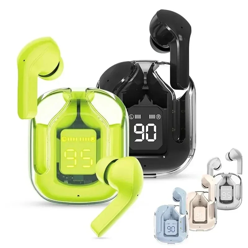 T6 TWS EARBUDS Wireless Bluetooth 5.0 ENC SPORT Gaming Headsets redukcia šumu redukcie stereofónnych slúchadiel s slúchadlami LED displej