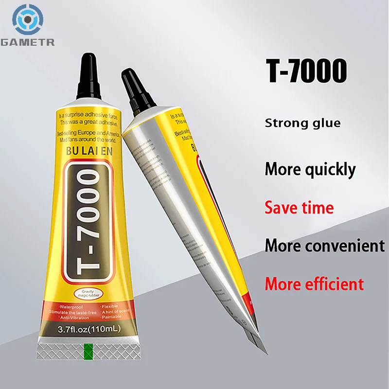 T7000 lepidlo 15/50 ml čierne lepidlá na opravu obrazovky Lepkavé lepidlo pre telefón Tablet PC Opravy obrazovky sklenený rám