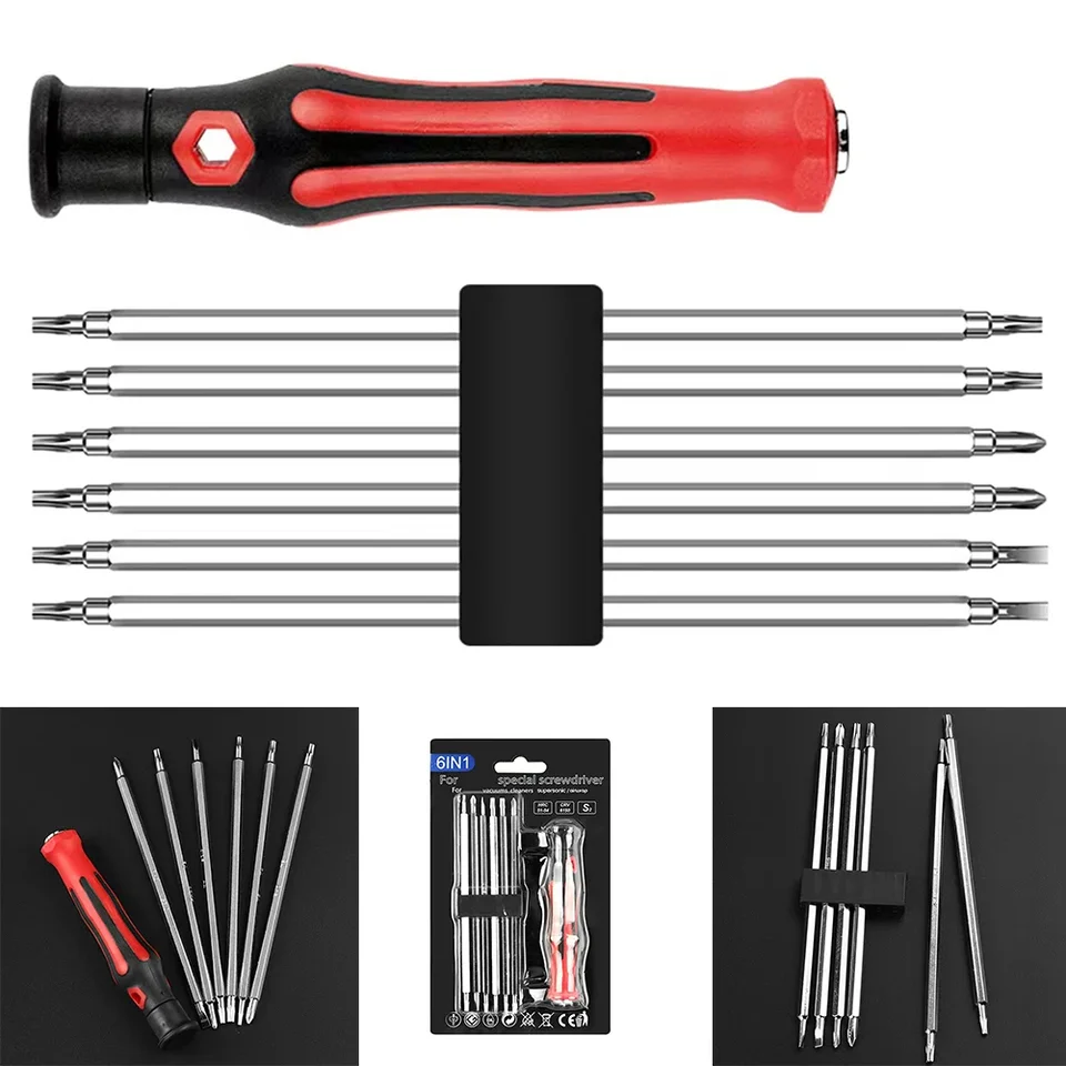 T8 T5Screwdriver Head Magnet prsteňový skrutkovací ovládač Set Security skrutkovač sada bezdrôtového ovládača a káblový ovládač