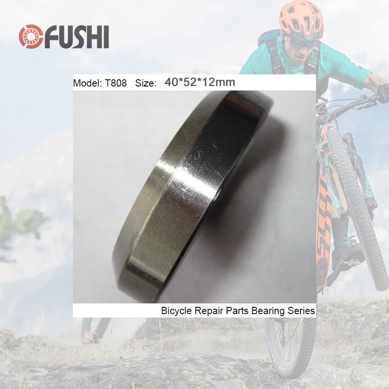 T808 ložisko 40*52*12 mm 45/45 (1 ks) 1-1/2 palcový bicykel Sada súpravy opráv 405212 guľôčkových ložísk