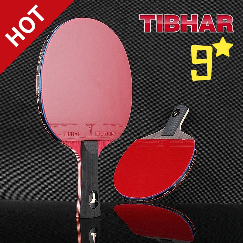 Tabhar 9star stolová tenisová raketa 6 7 8 lepivé gumové pupienky-in ping Pong Rackety Hight Quality Blade Original Tibhar Racket Bat Racket Bat
