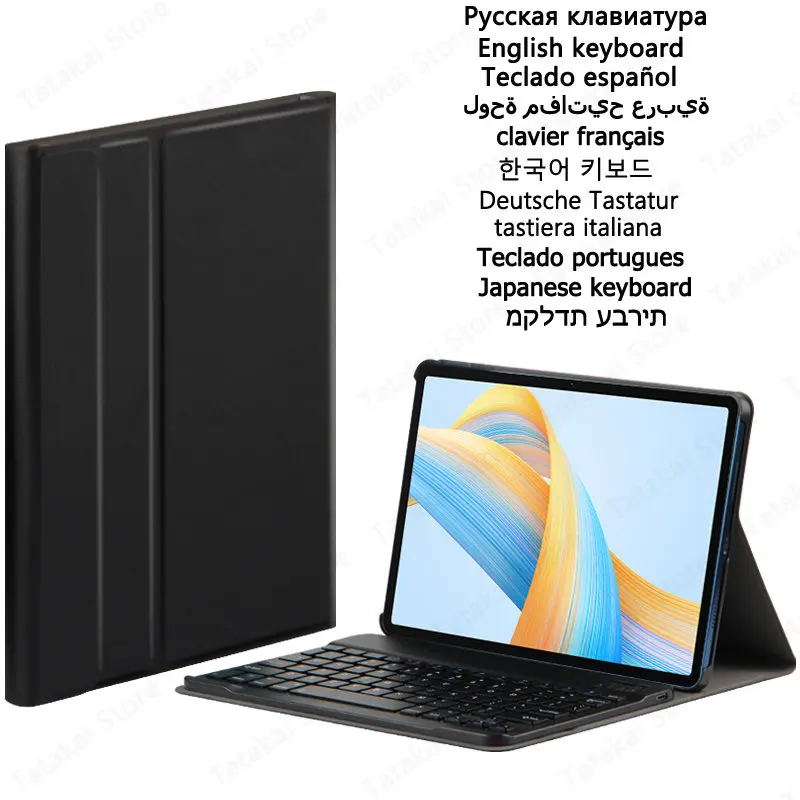 Tablet Keyboard puzdro pre cti v8 puzdro BRT-W09 Stand for Honor Pad V8 Klávesnica puzdro 11 palcov 2023 Ruský portugalský japonč
