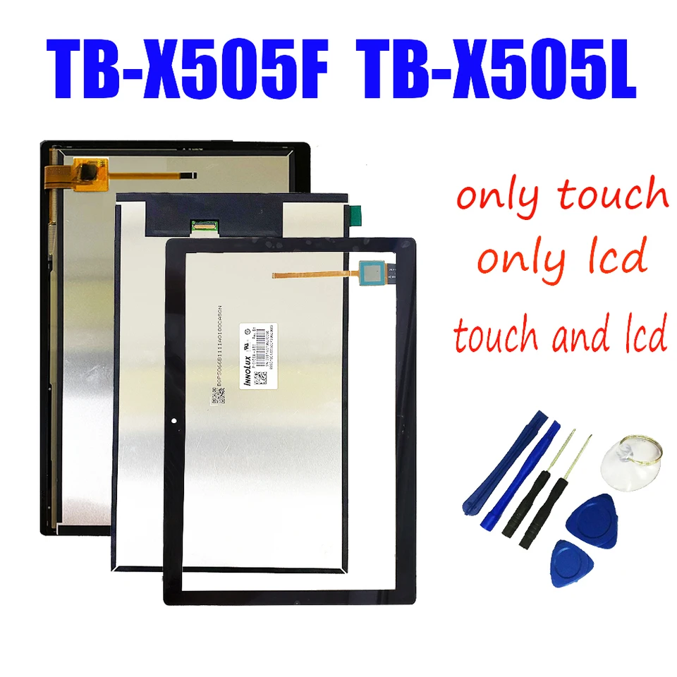 Tablet LCD pre tab Tab Lenovo M10 HD TB-X505 X505F TB-X505L X505 LCD zostava zostava 10,1 palca LCD LCD dotyková obrazovka