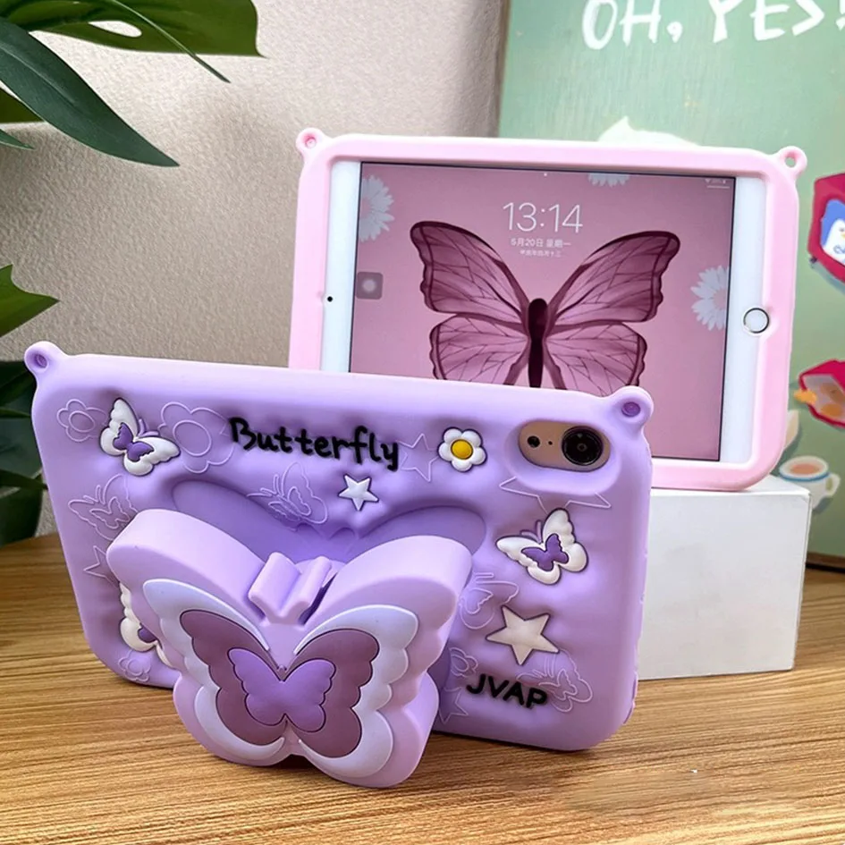 Tablet módneho motýľa pre tablet pre Samsung Galaxy Tab Tab A9Plus Coque Silikone Stock Pover pre Galaxy Tab X210 X216B X218U Kid