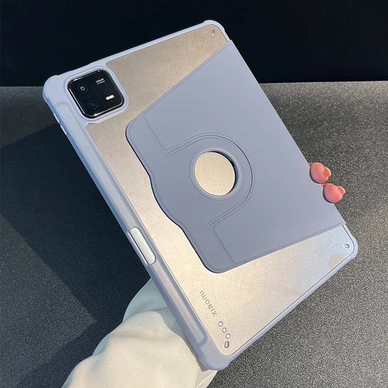Tabletné puzdro pre knihy pre Xiaomi Mi Pad 6 5 Pro S dutím slotu pero Rotujúce vodorovné a vertikálne číry akrylové proti ohybové kryt