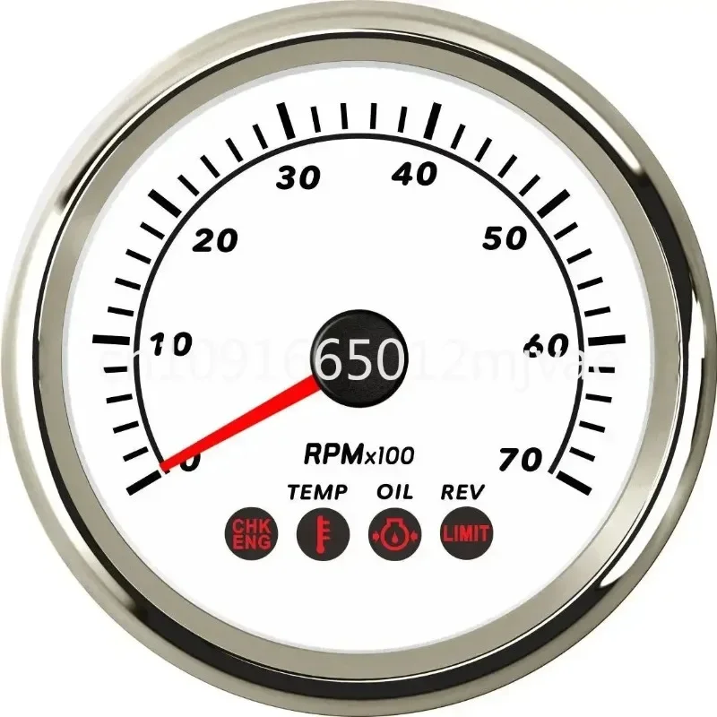 Tachometer prívesného motora Suzuki s rýchlosťou olejovej teploty a poruchou tlaku oleja 7 000 ot./min.