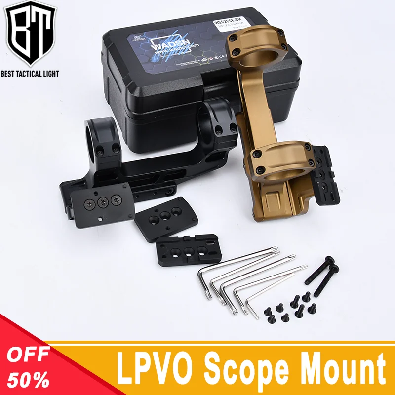 Tactal Sight LPVO ofset Optic Base AR15 Hunting Airsoft Accessroies Prstene pre 20 mm picatinny Rail Weapon Scout Scouts Base