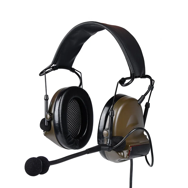 Tactical headset C2 II s mikrofónom CS Earmuff na lovu slúchadiel na lov a ochrana ochrany uší na poľovníctvo