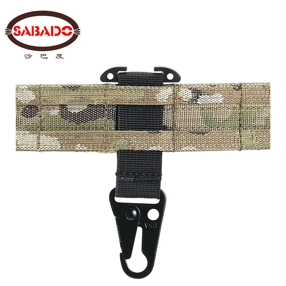 Tactical Molle Belt Clip, Molle Clash Hook s príslušenstvom Battle Bath Bath Batch Easy T-Mount pre rukavice Keychainshunting