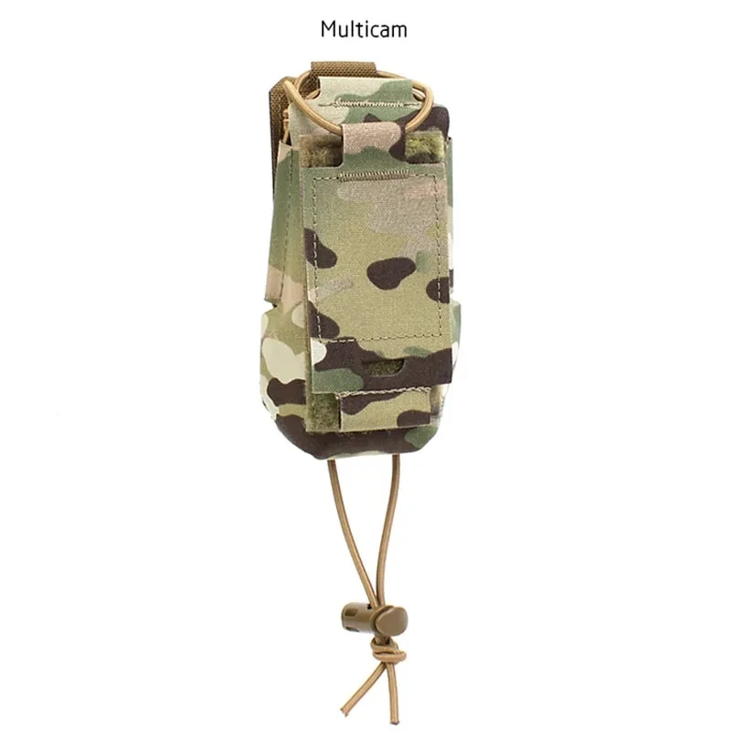 Tactical Molle Petouch Intercom Walkie Talkie Bag Outdoor CS Radio Rade Gridlok pre baofeng/pofung UV5R UV82