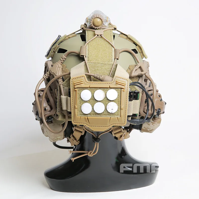 Tactical Universal Agility Bridge Cover s prilbou s batériou NVG pre taktickú prilbu