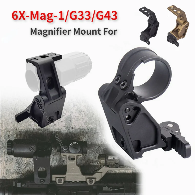 Tactická jednota FTC Mount pre G33 G43 Lunkier 6x-Mag-1 Airsoft Rifle 558 Holografická červená bodka Rýchly stúpa