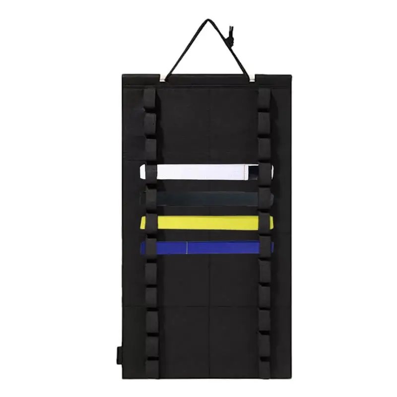 Taekwondo Belt Storage Wall zavesenie 12 pásov stojan Karate Belt Displej TAEKWONDO ORGANIZER