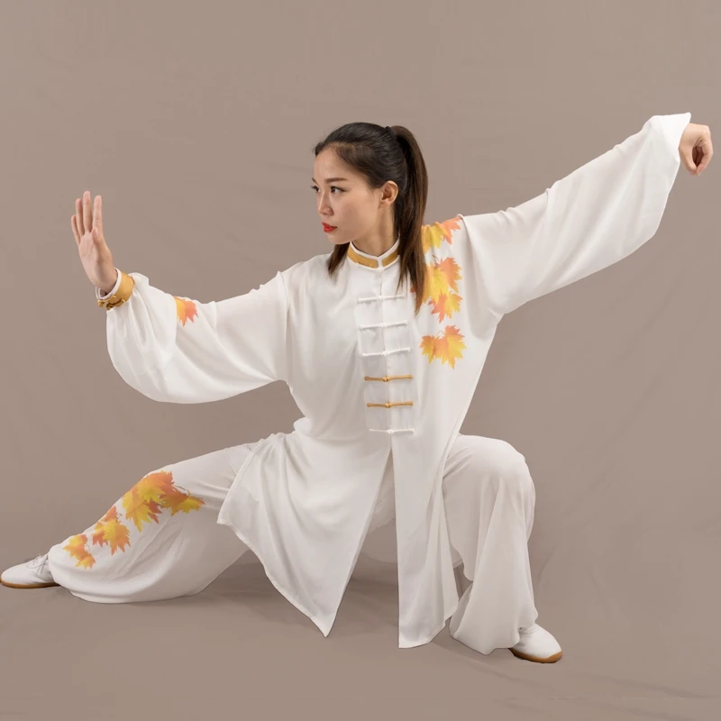 Taichi Uniform Tai Chi Clothing Ženy tai chi uniforma kung fu bojové umenia odev voľný fit wushu oblečenie ff2025