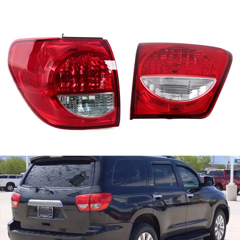 Tail Light for Toyota Sequoia 2008-2017 Turn Signál svetlo zadná brzdová lampa Turn Signál bez žiarovky 815600C080 815500C080