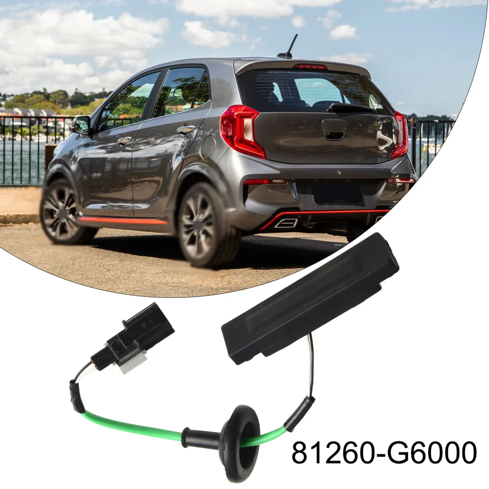 Tailgate Trunk Lock Button kompatibilné s Kia Morning pre Picanto Accent Verna 2017 2023 OEM 81260 G6000 81260 G6010