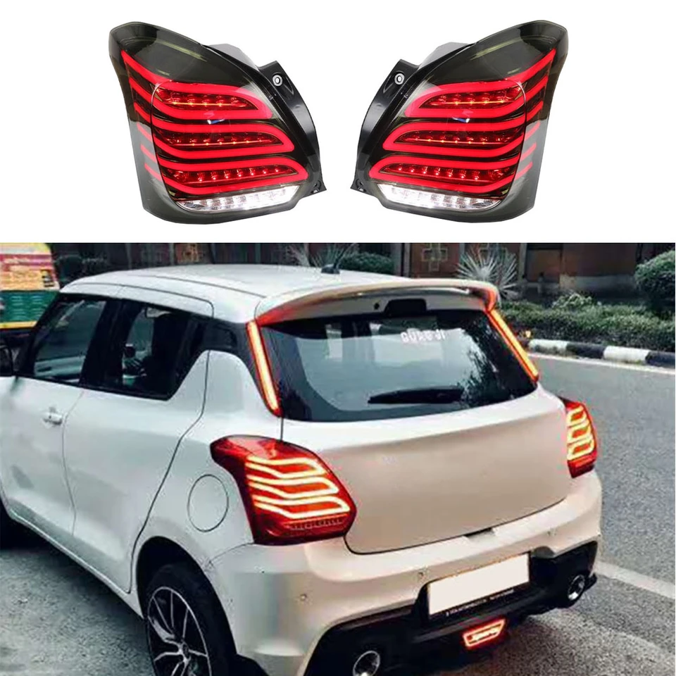 Taillight Tail Light LED pre auto pre Suzuki Swift 2016 2017 2018 2019 Zadná hmlová lampa + brzdová lampa + reverz + dynamický zákrutový signál