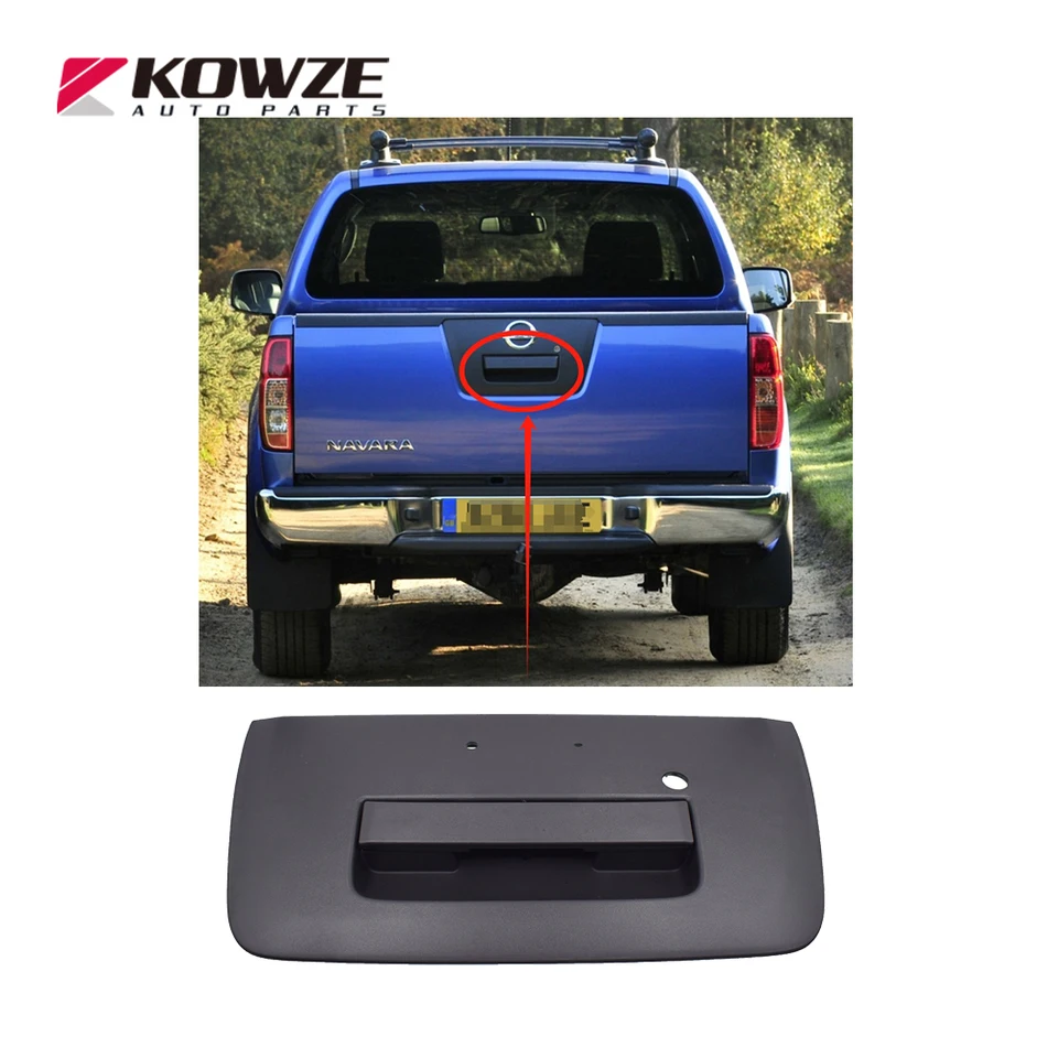 Taiwanská zadná telesná batožina Vonkajšia rukoväť pre Nissan Navara II Frontier D40 2004-90606-EE810 NSNV2-BA015