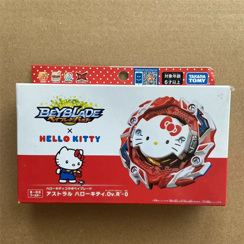Takara Tomy Astral Hello Kitty Over Revolve'-0 B-00 Burst Beys