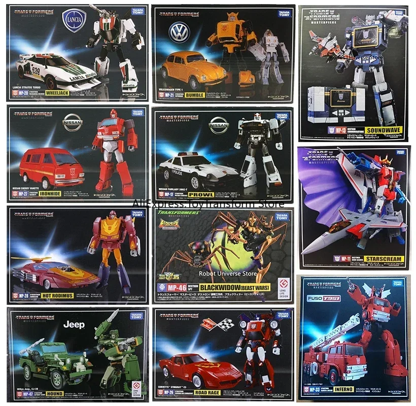 Takara Tomy Ko Transformers Masterpiece MASTER MP Séria MP12 13 15 17 19 21 23 27 28 30 33 35 36 39 45 47 Darček pre akčnú figúru