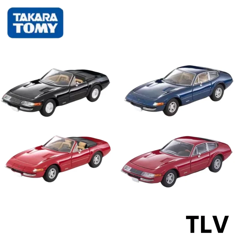 Takara Tomy TLV 1: 64,365 GTB4 GTS4, zliatinová statická miniaturizovaná módna hra pre módne hry, darček pre hračky pre chlapcov, zbierka pre dospelých