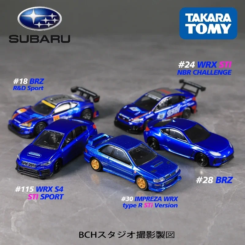 Takara Tomyc Black Box TP30 Subaru Impreza WRX STI Japonsko JDM Zliatina Die SIMULÁCIA MODEL, BOJ