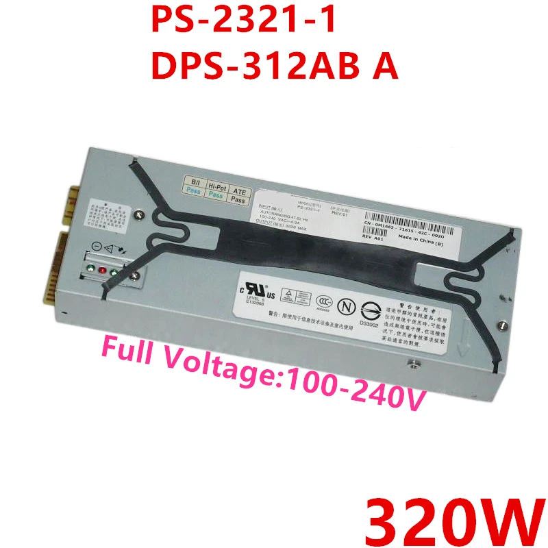 Takmer nový nepoužitý pôvodný PSU pre Dell PowerEdge 1750 320W Power Supply PS-2321-1 DPS-312AB A M1662 MD526