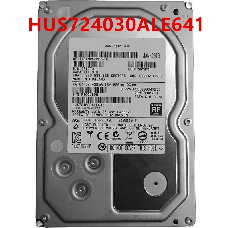 Takmer nový originálny HDD pre HGST 3TB 3,5 
