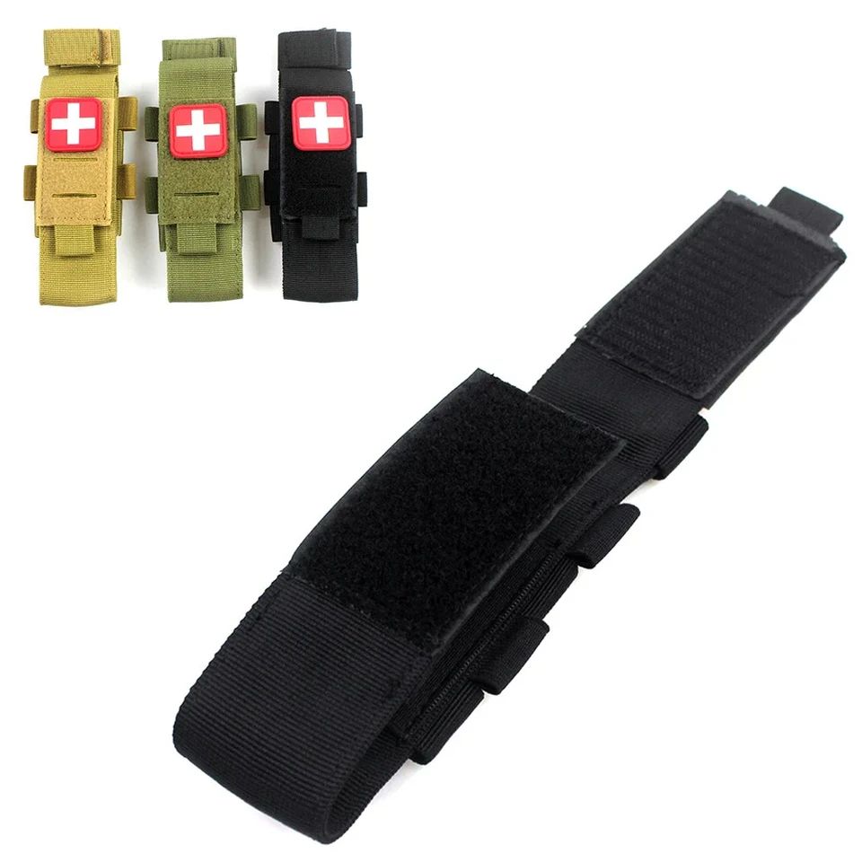 Taktická mačka prvá pomoc nylonový turniket puzdro s jednou pištoľou magara vrecko vonkajšie poľovné nôž Púčiky Medical Scissor Packs