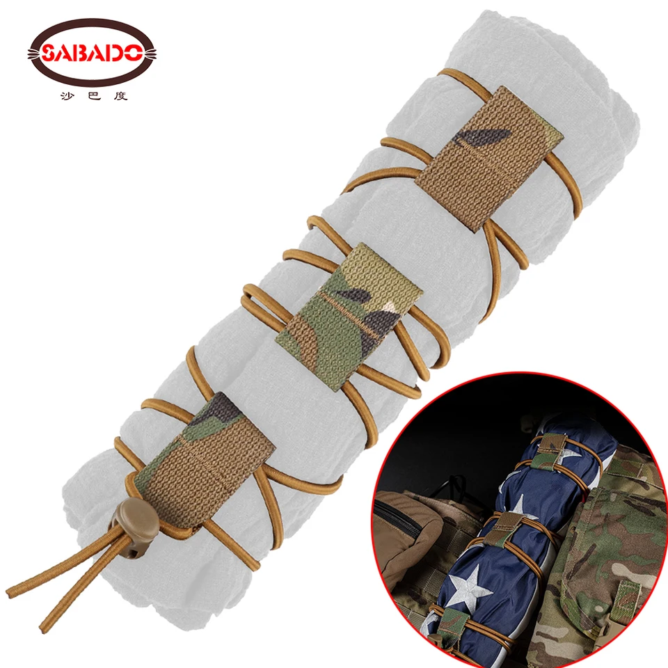 Taktická národná vlajka bungee elastický upevňovací remienok staré sláva ventilátory organizátor vesty organizátor káblových nástrojov na pripevnenie nástrojov 82