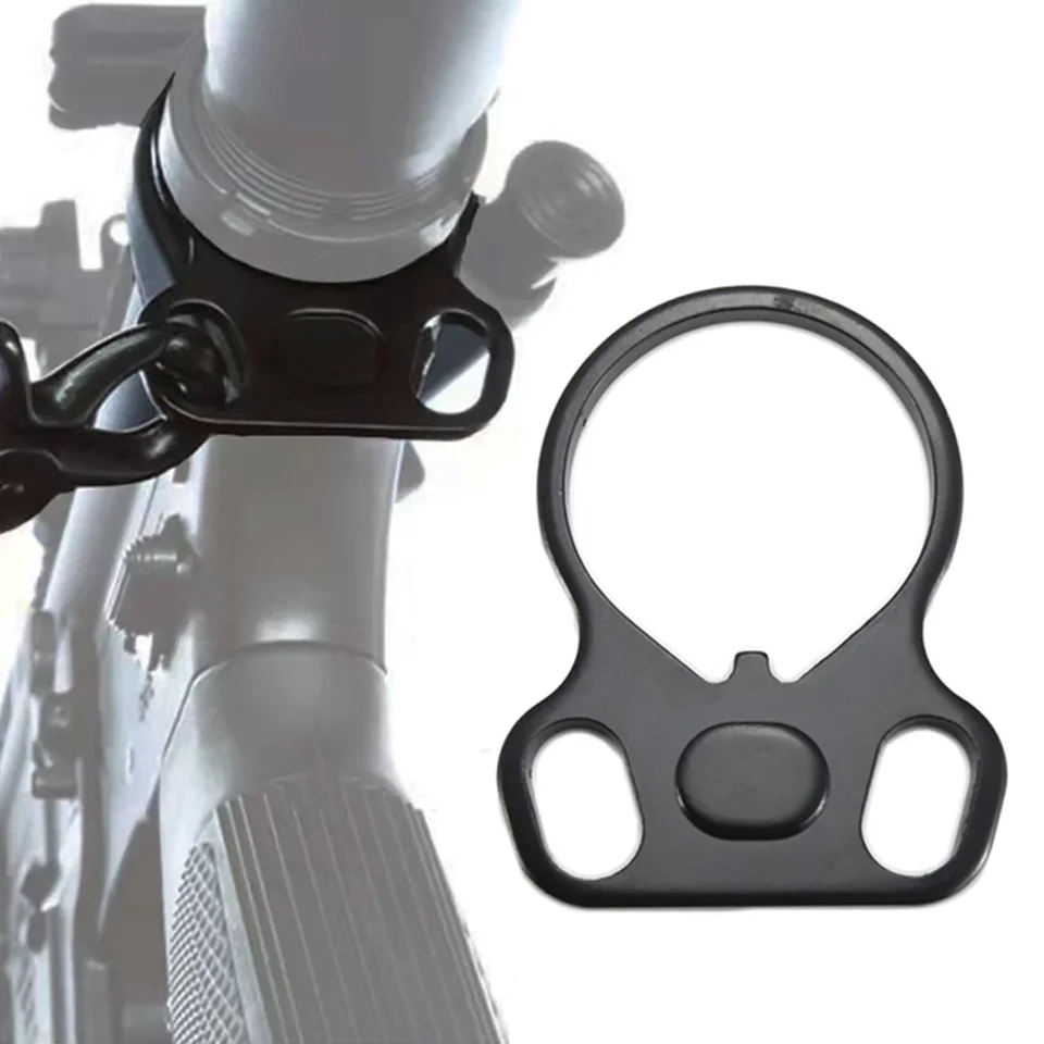 Taktická pušková koncová doska adaptér sling Dual Loop Ambidextrous One Jednodink Sling Mount pre AR-15 M4