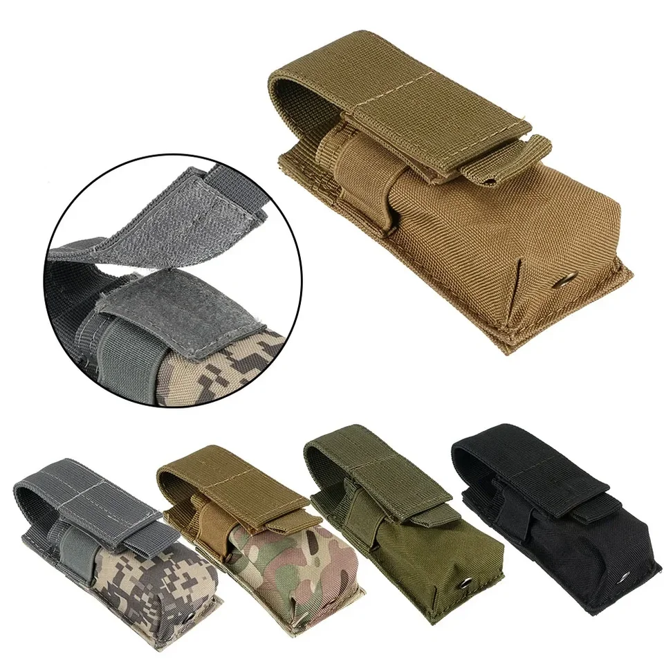 Taktická vesta príslušenstvo vrecko Outdoor Airsoft Paintball Gear Pistol Nylon Double Magazine vrecko 3 farby