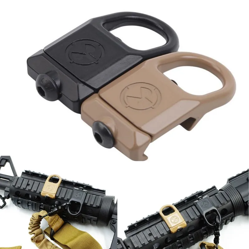 Taktické GBB rýchle odloženie vydania QD Sling Swivel SCOUGE SCOUP Hunting Accessory Fit Rail Rifle Gun QD Adapter