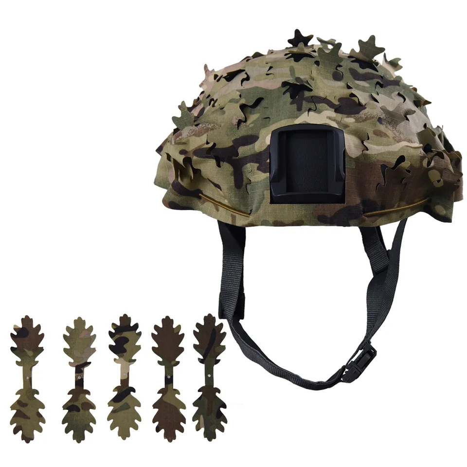 Taktické kamuflážové priedušné sieťové vybavenie, 3D airsoft kryt, handričku prilby, paintball, výsadba, poľovníctvo