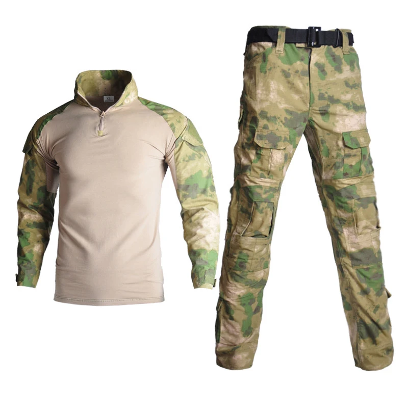 Taktické obleky Milita Uniformné obleky Camo Lovcing Tirls Cargo Pants s vankúšikami