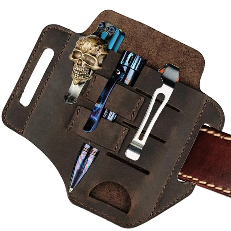 Taktické pero držiak na koňské koňa, koňa, držiteľ baterky prenosný prenosný taktický EDC nástroj Belt REACH