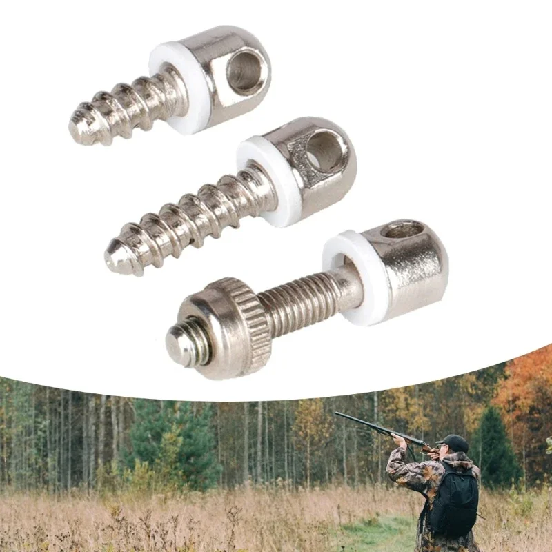 Taktické praky Swivels Studs Screck Studs Slings Hunting Base Rýchle oddelenie montážnej skrutky pre pušky brokovnice odnímateľný Airsoft