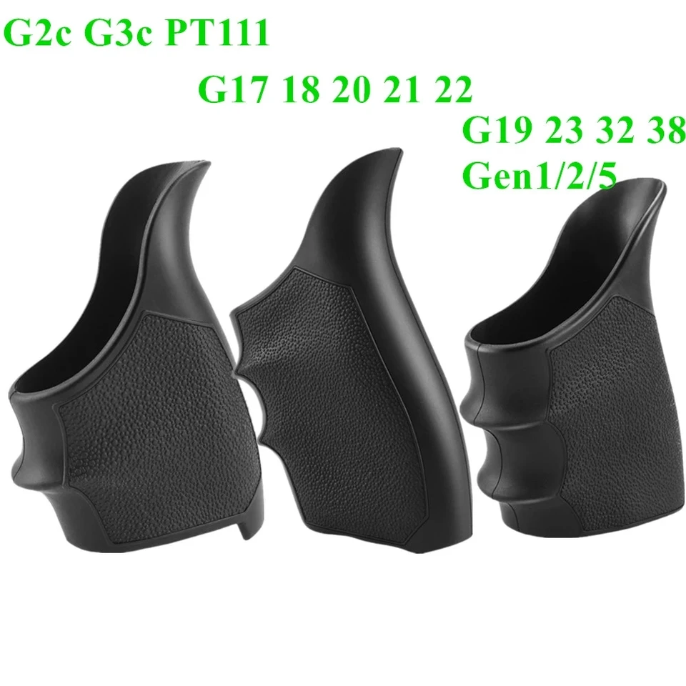 Taktické priľnavosť pre Taurus G2C G3C PT111 gumový kryt G19 23 38 Gumov rukoväť pre G17 18 20 21 21 31 Hunting KS0076