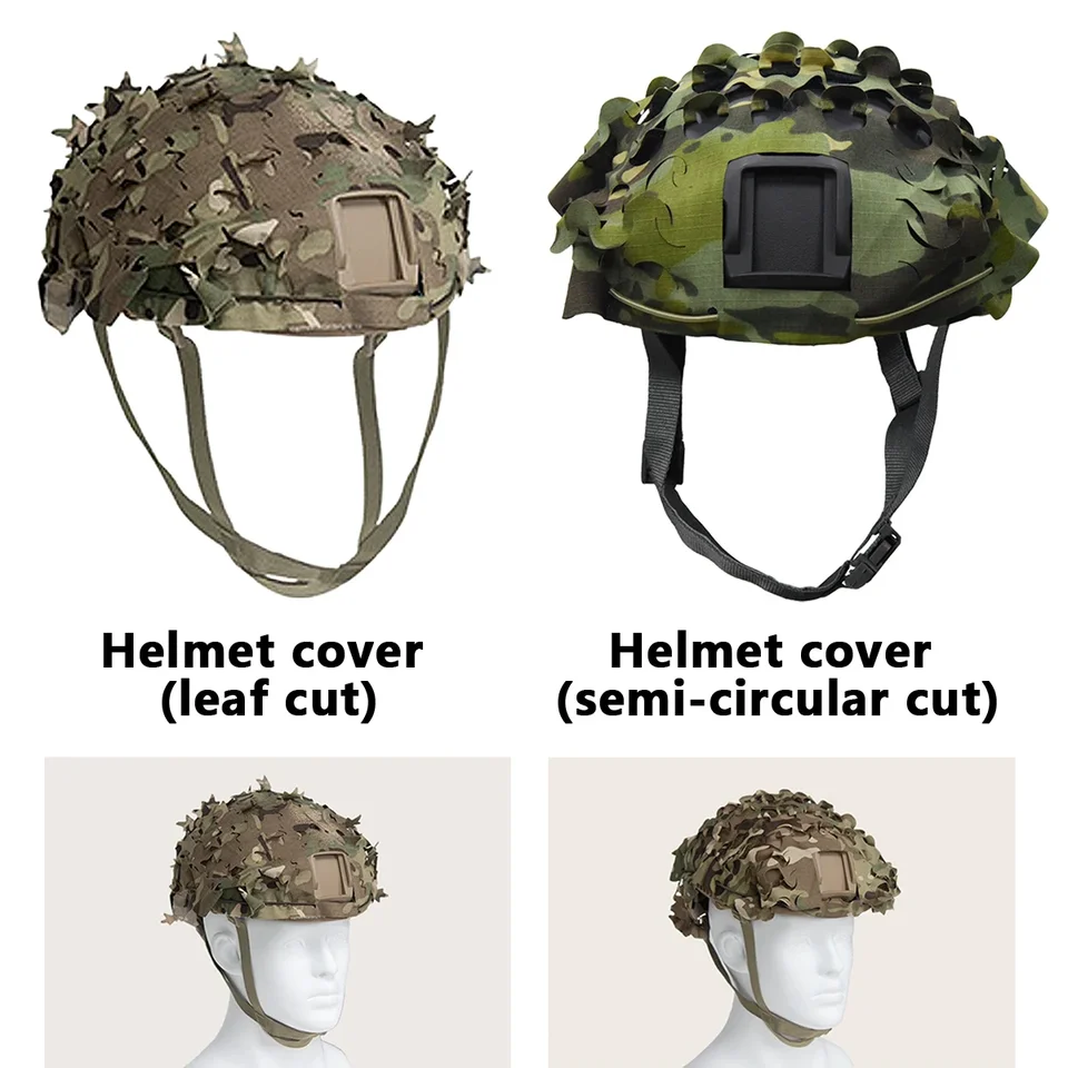 Taktický 3D Camo Laser Cut List Tvar airsoft prilba prilba prilba prilba na handričku Patlbal Fast MH PJ BJ Príslušenstvo prilby