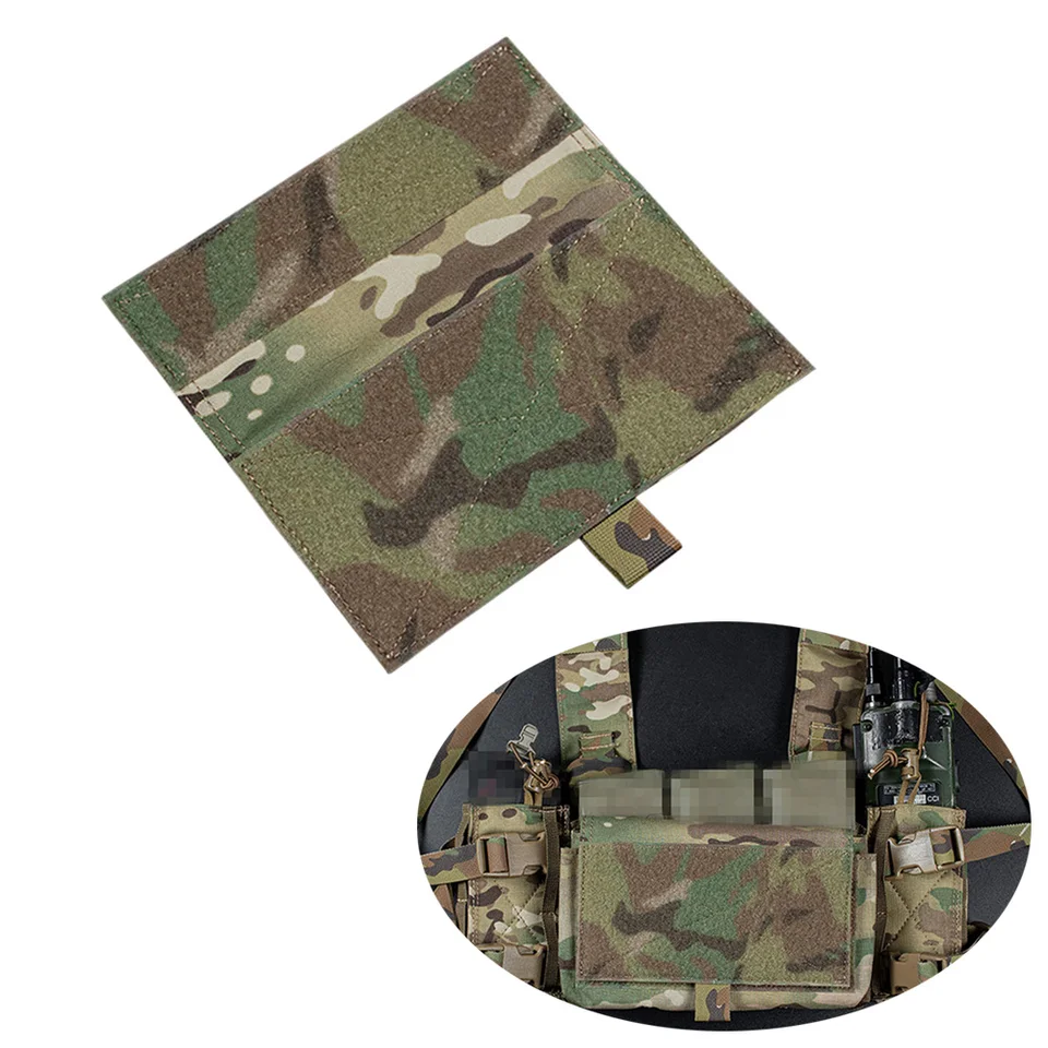 Taktický MK3 MK4 hrudník s hrudníkom Full Flap Hook Loop Služba predného panela Kryt Huncing vesty príslušenstvo