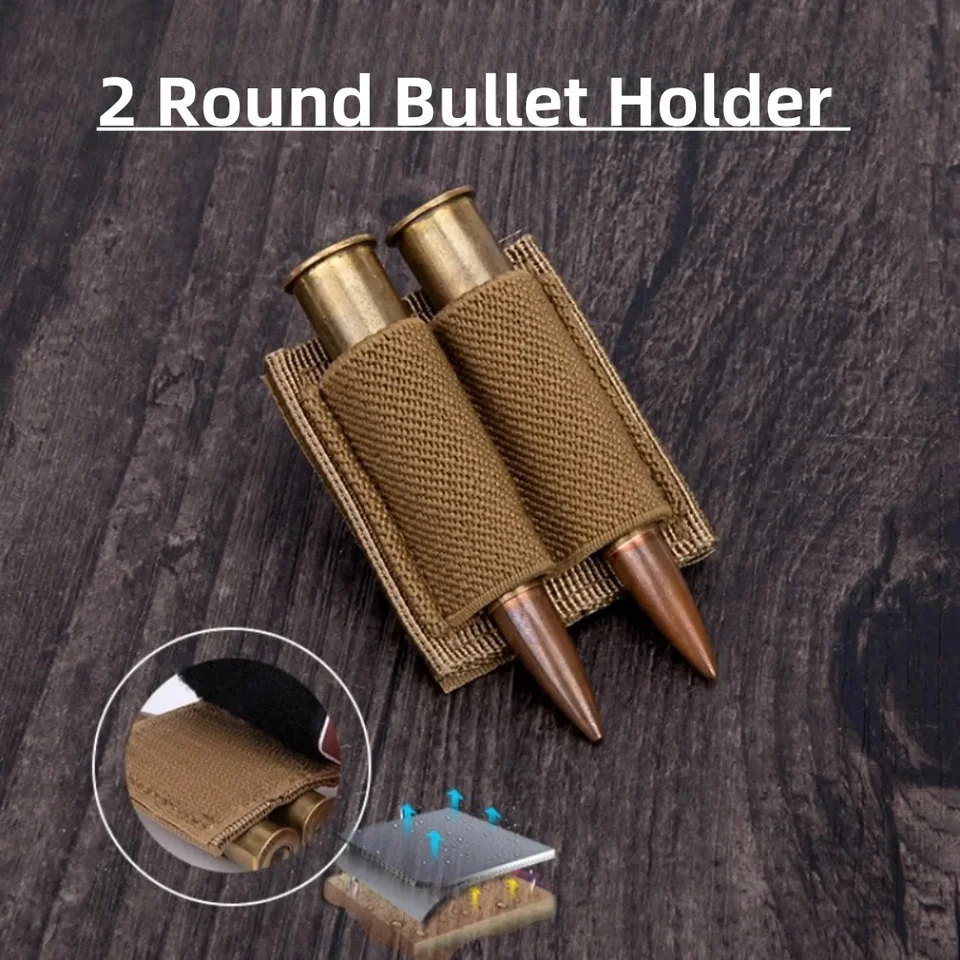 Taktický otvorený top 5,56 mm brokovnicový časopis Magara Mag Carrier Single Molle Vrecko s 2 okrúhlymi držiakmi 12